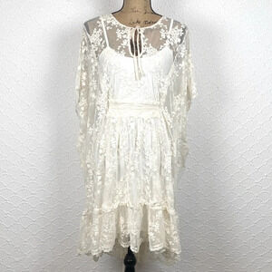 NWOT Flowy Lace Tank Dress